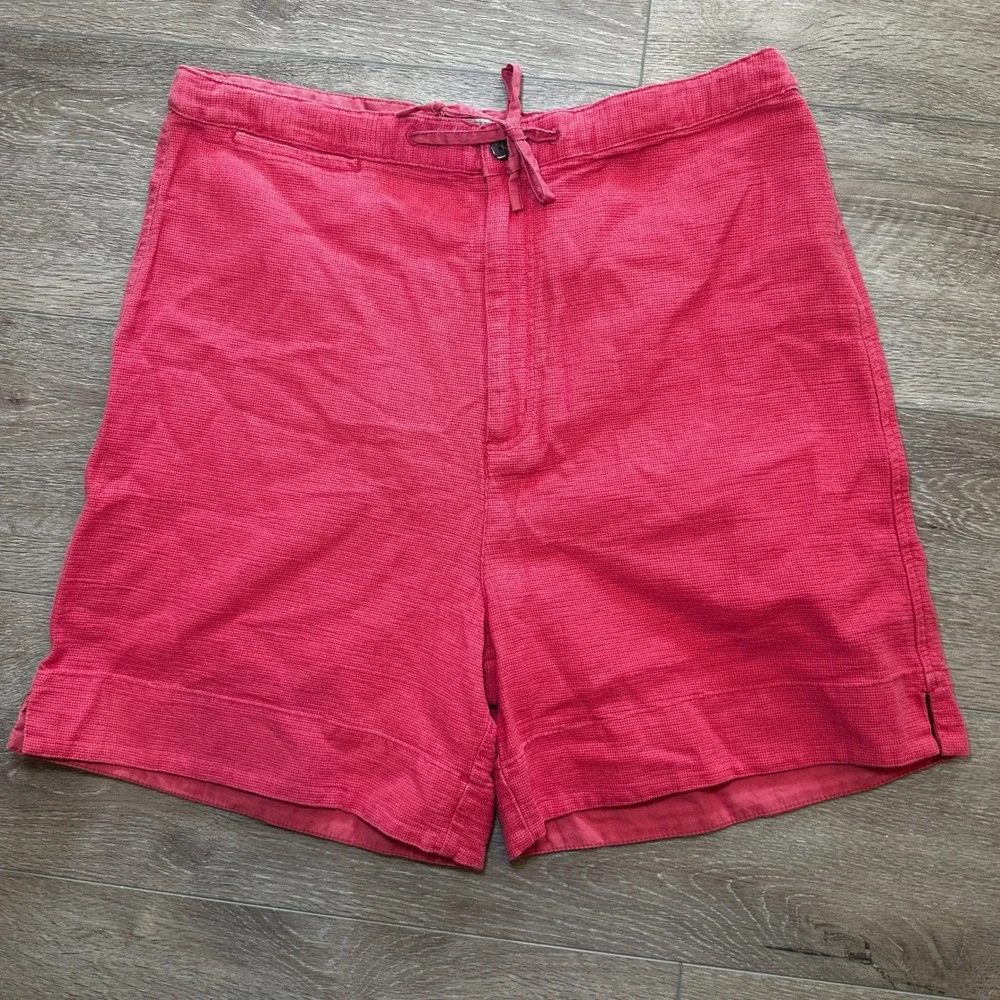 Royal Robbins Coolmesh Shorts Women Coral Pink Outdoor Hiking Cotton Size 10 NWT